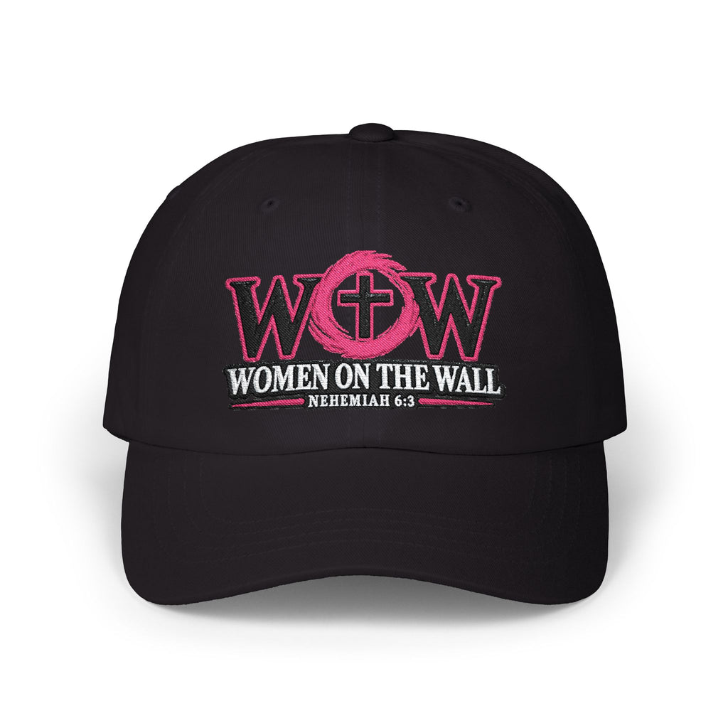 Women on the Wall Classic Dad Cap — WOW Christian Baseball Hat
