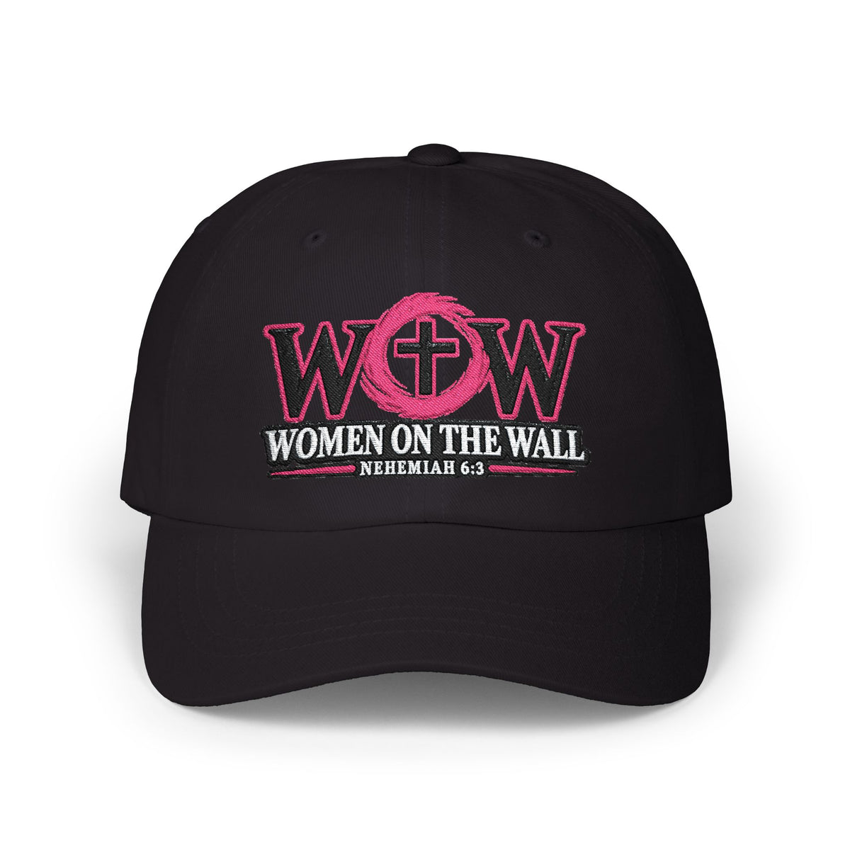 Women on the Wall Classic Dad Cap — WOW Christian Baseball Hat