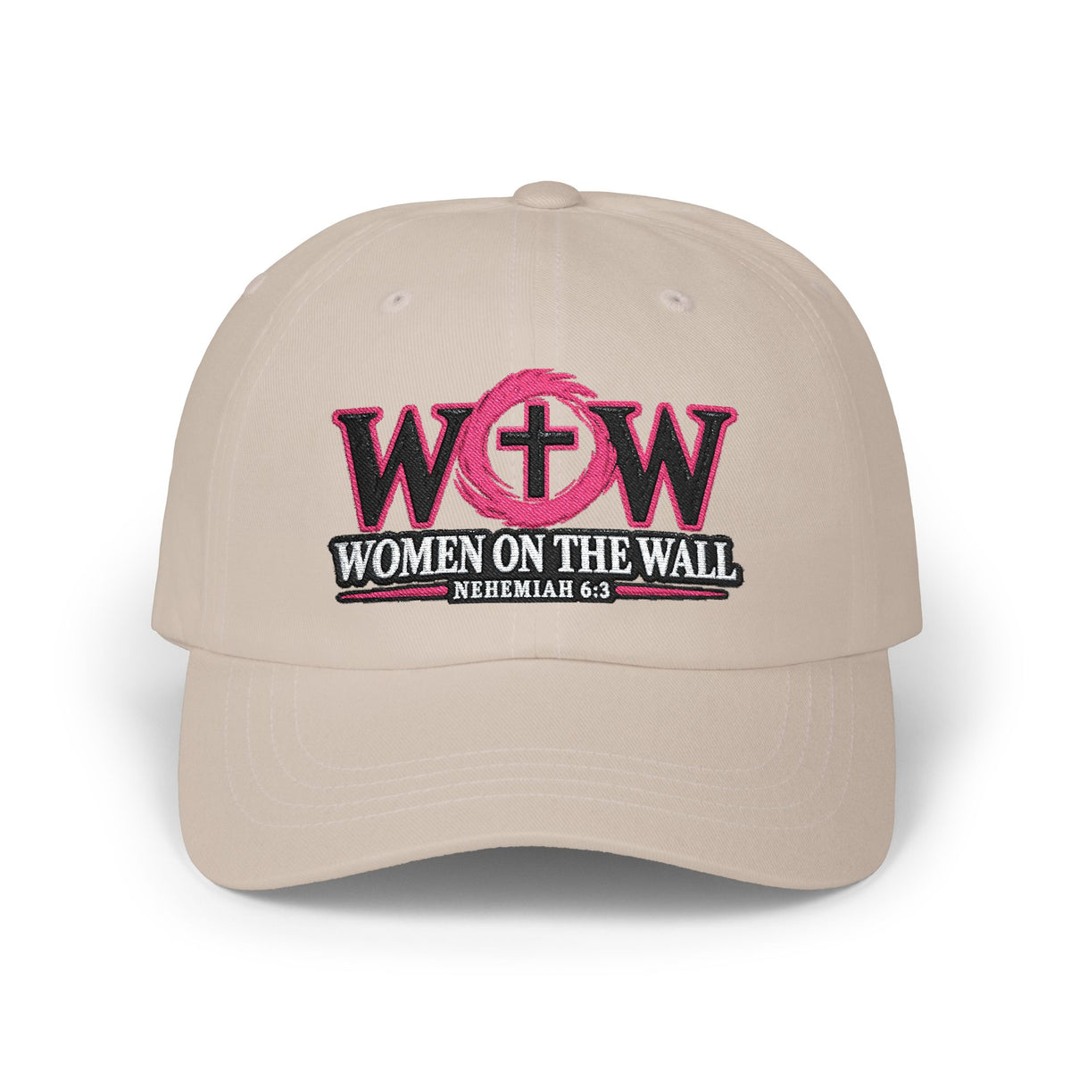 Women on the Wall Classic Dad Cap — WOW Christian Baseball Hat