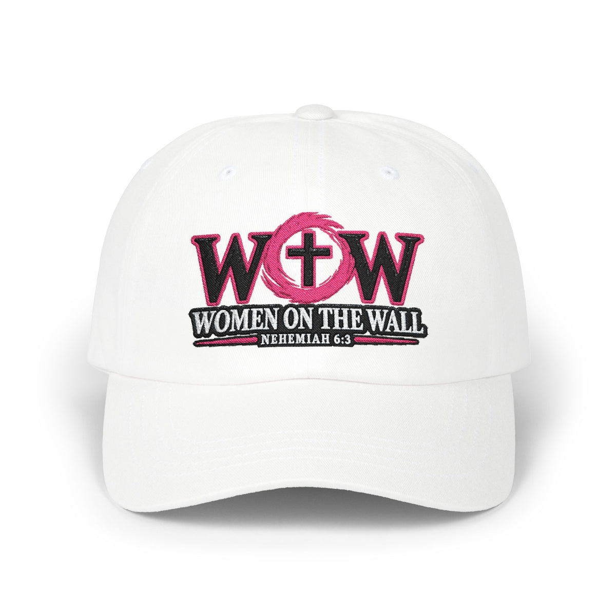 Women on the Wall Classic Dad Cap — WOW Christian Baseball Hat