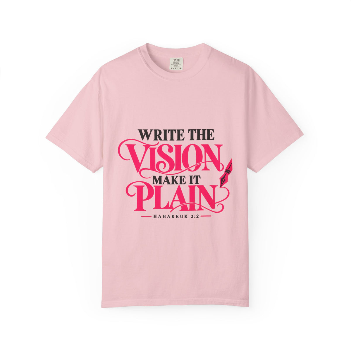Write the Vision Make It Plain T-Shirt — Inspirational Scripture Graphic Tee