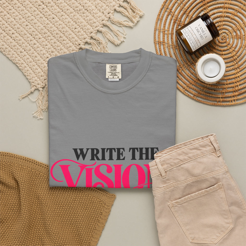 Write the Vision Make It Plain T-Shirt — Inspirational Scripture Graphic Tee