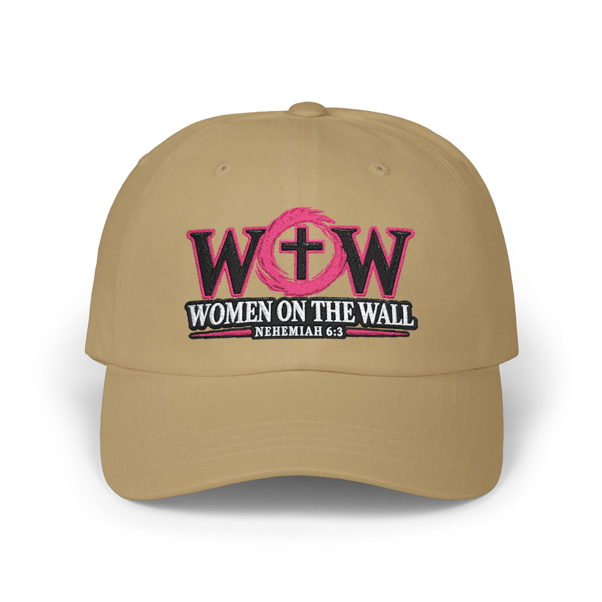 Women on the Wall Classic Dad Cap — WOW Christian Baseball Hat