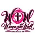 Women on the Wall WOW T-Shirt — Pink Faith Cross Christian Tee