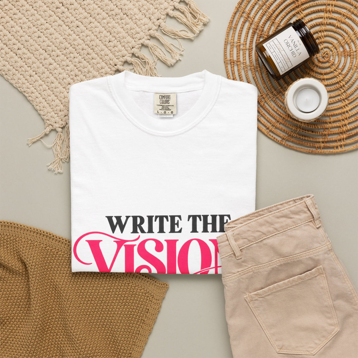 Write the Vision Make It Plain T-Shirt — Inspirational Scripture Graphic Tee