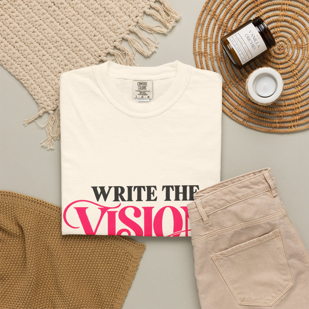 Write the Vision Make It Plain T-Shirt — Inspirational Scripture Graphic Tee