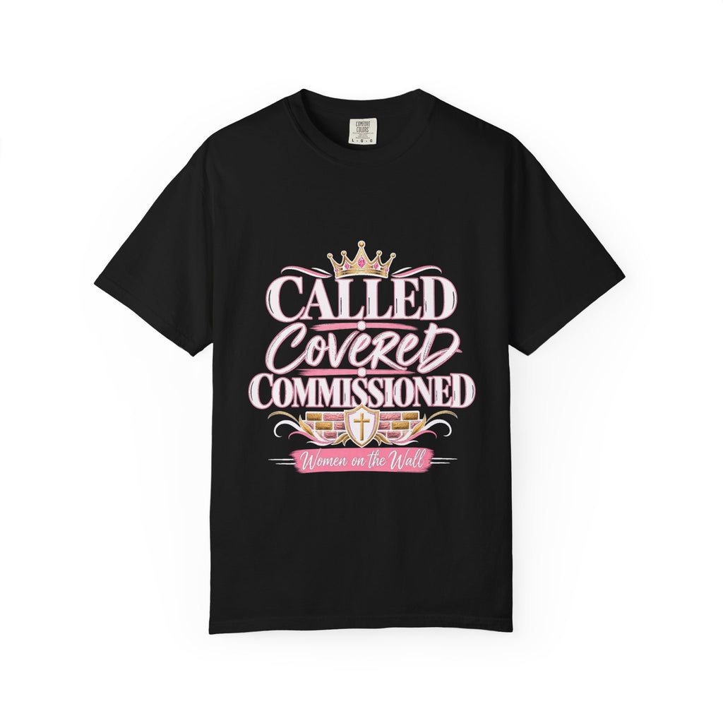 Called, Covered & Commissioned Women’s T‑Shirt — Christian Faith Tee