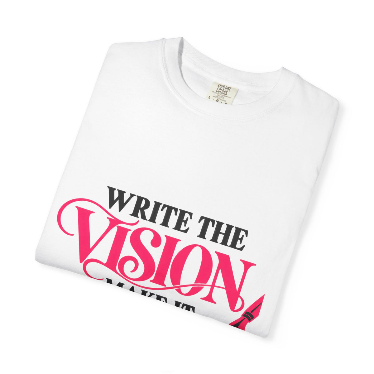 Write the Vision Make It Plain T-Shirt — Inspirational Scripture Graphic Tee