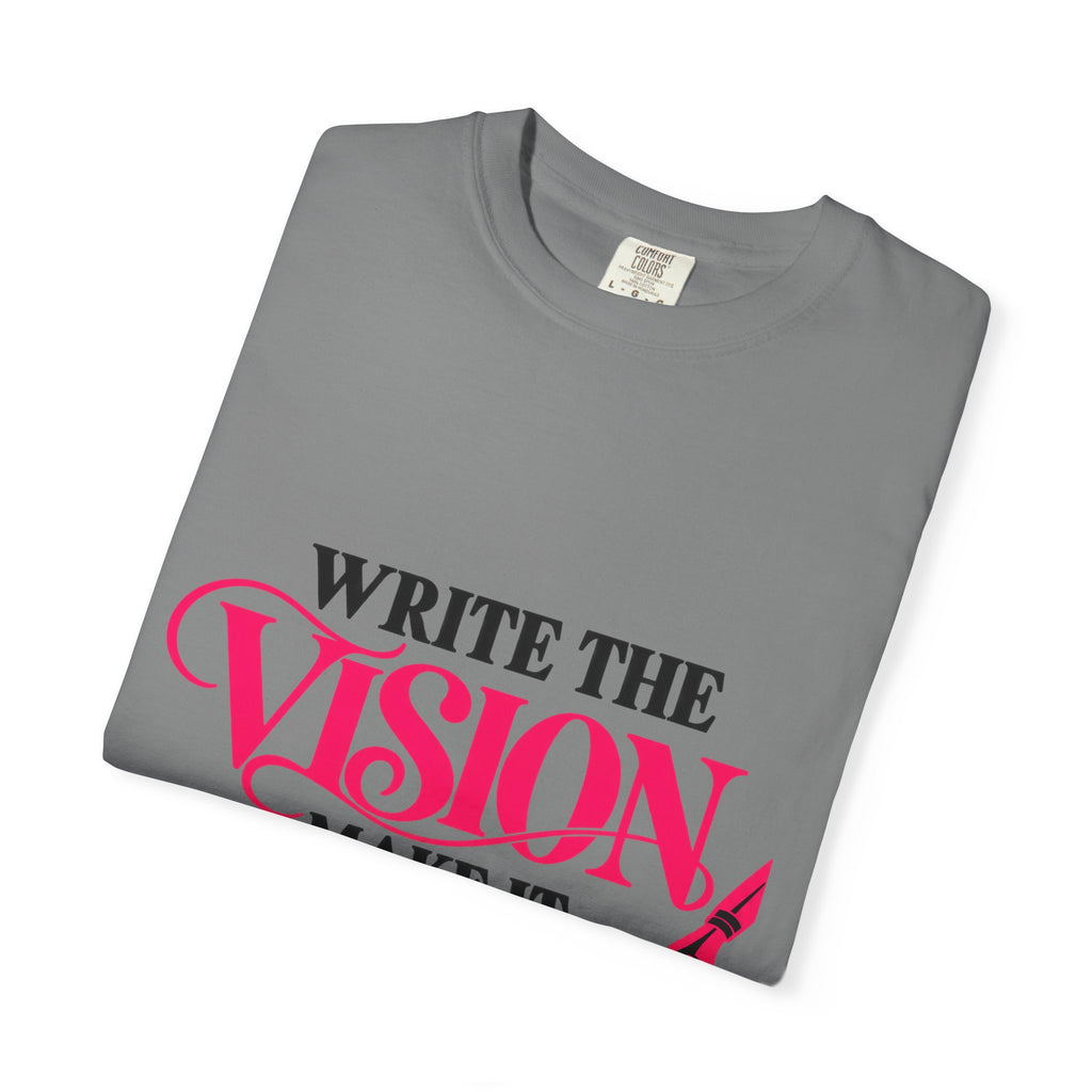 Write the Vision Make It Plain T-Shirt — Inspirational Scripture Graphic Tee