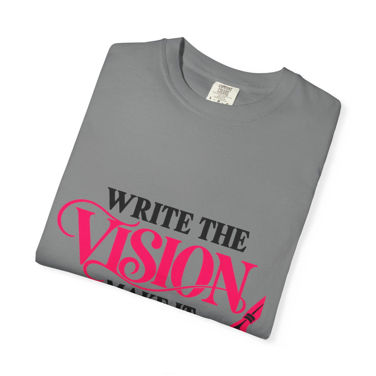Write the Vision Make It Plain T-Shirt — Inspirational Scripture Graphic Tee