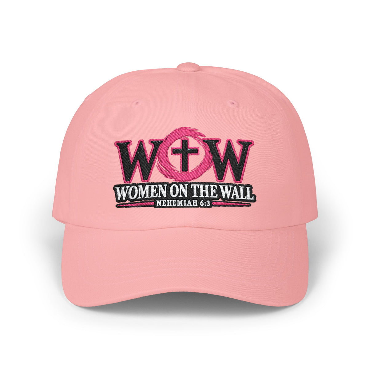 Women on the Wall Classic Dad Cap — WOW Christian Baseball Hat